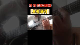 quotA키 amp B키 주요 3화음 완벽 정리 1도 4도 5도 코드 쉽게 배우기 🎸quot [upl. by Phaidra]