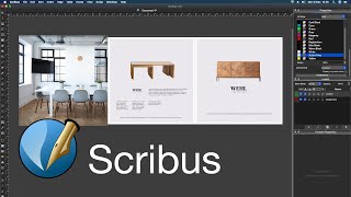 Scribus the free and professional page layout program for Windows Mac and Linux [upl. by Bergeman]