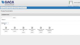 Applicant role in GACA medical Eservices [upl. by Rennat702]
