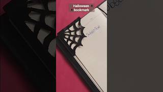 Paper Halloween spider corner bookmark 🕸️🕷️ Subscribe for moreeeeeeeeee [upl. by Lednor]