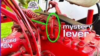 Ford 8N mystery lever under the seat  explained and demonstrated [upl. by Jude]