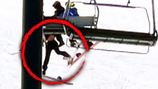 16YearOld Snowboarder Falls 30 Feet Off Ski Lift [upl. by Torbert954]