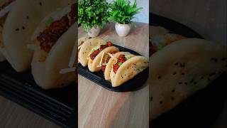 Korean fried chicken bao bun recipe momos recipe steamed bun recipe shorts asmr food fyp yt [upl. by Lasala]