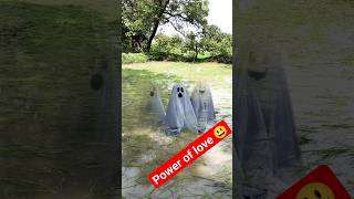 power of love 😘 ghost comedy shorts short [upl. by Tloh]