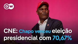 Em direto CNE divulga resultados das eleições gerais em Moçambique [upl. by Adarbil]