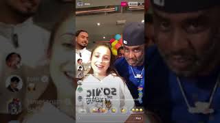 P Diddy on IG Live introduces kids 42020 [upl. by Bennion]