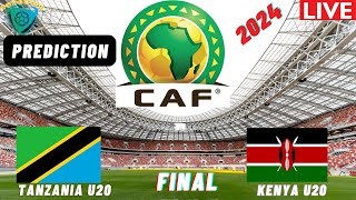 Tanzania vs Kenya FINAL CECAFA U20 Africa Nations Cup 2024 Qualifiers Preview Prediction [upl. by Hamish]