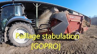 Paillage stabulation GOPRO [upl. by Rodrigo797]