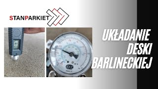 Układanie deski barlineckiej cyklinowanie sanding floor układanieparkietu [upl. by Radman]