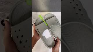 Unboxing The Crocs Echo Slides Elephant Colourway [upl. by Feilak]