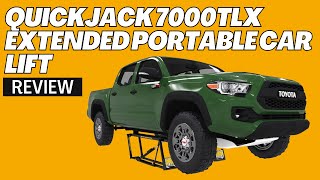 QuickJack 7000TLX Extended Portable Car Lift Review [upl. by Joelynn]