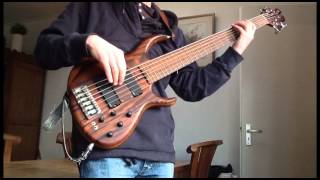 Tobias 6string bass with EMG 45J pickups [upl. by Annalise]