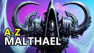 ♥ A  Z Malthael Heroes of the Storm HotS Gameplay [upl. by Nnyrat]