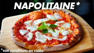 Pizza napolitaine SANS four à pizza  méthode INRATABLE [upl. by Yasmine186]