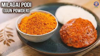 Gun Powder Recipe  Milagai Podi  Instant Chutney Powder  Idli Podi Recipe  Dry Chutney  Varun [upl. by Eciralc636]