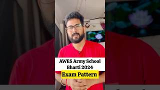 AWES Army School Notification 2024 jobs [upl. by Arrad]