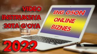 3 minutda boshlash mumkin bolgan 30dan ortiq turdagi online biznes Qadammaqadam instruksiya [upl. by Kinata48]