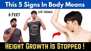 What Will Happen To HEIGHT GROWTH If Your Body Shows This 5 SIGNS After PUBERTY [upl. by Irene]