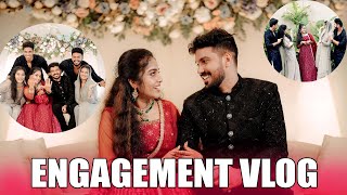 ENGAGEMENT VLOG 💍  ANJITHA ❤️ AMAL [upl. by Modeerf16]