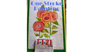 One stroke paintingcalendar making [upl. by Leveridge]