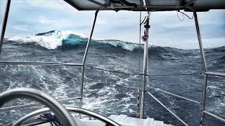 Biggest Waves Weve Ever Seen — DAY 10  North Atlantic Crossing — Sailing Uma Step 19210 [upl. by Fredi]