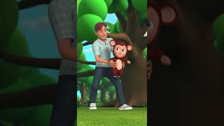 Chanson du singe singe  🐒kidssong nurseryrhymes shorts [upl. by Elohc]