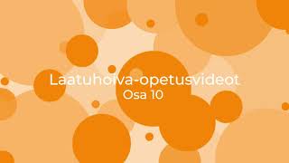 Laatuhoiva opetusvideot osa 10  Vuoteessa siirrot sivusuuntaan [upl. by Lorilyn125]