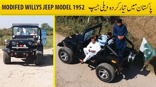 Modified Jeeps in Pakistan  Willys m38 model 1952 4x4 jeep [upl. by Gavan]