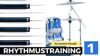 Online Klavierkurs Rhythmustraining 1  So meisterst du jeden Viertel oder AchtelRhythmus [upl. by Anyal]