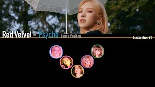 Red Velvet  Psycho  DANCE POSITION [upl. by Aserehtairam]