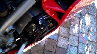 Ducati 999s starting solenoidground cable problem [upl. by Katushka]