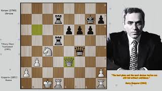 Kasparovs Brilliant Tactics 2️⃣  Kasparov vs Karpov 1991 [upl. by Ntsud668]