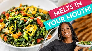 Lick Your Plate Clean  SOFT amp BUTTERY Jamaican Callaloo Recipe [upl. by Ielhsa]