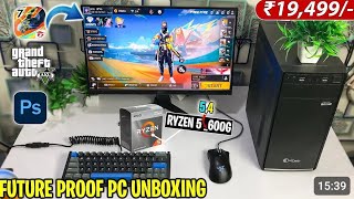 Future Proof quotRyzen 5quot APU Gaming PC Build Under Rs 20k Upgradable Free Fire GTA 5 Minecraft Test [upl. by Ahaelam]