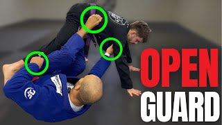 How to Master Attacks and Transitions from Open Guard  Must Know [upl. by Aubin]