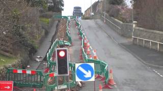 Galashiels bus top deck III Road Works [upl. by Schreib]