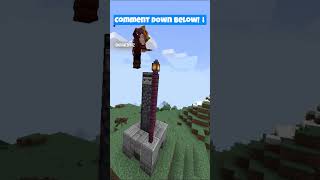 🗿 Simple Minecraft Statue Design Worlds Smallest Violin minecraft shorts viral gaming [upl. by Nuris622]