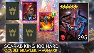 Scarab King 100 Hard  Occult Brawler Magnarr  Raid Shadow Legends Guide [upl. by Hsital916]