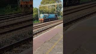 WDM 3A 💙🔥 chugging and Creeping sound 🚂🇮🇳🔥 shorts short trendingshorts indianrailways [upl. by Akihdar]