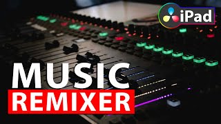 DaVinci Resolve iPad NEW AI Audio MIXER [upl. by Arakaj]