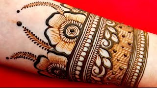 New Easy Stylish Front Hand Mehndi Designs Bridal Mehndi Designs Full Hand Karwachauth Mehndi [upl. by Alliuqal]