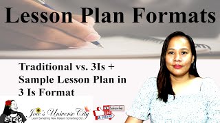 Lesson Plan Formats  How To Write Traditional And 3 Is Lesson Plans I Tips on Lesson Planning [upl. by Luapnaej221]