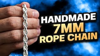 7MM Rope Chain DIAMOND CUT Review [upl. by Jacynth843]