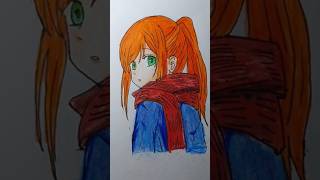 Akane kinoshita  CreativeSus drawing anime akanekinoshita art subscribe viralvideo like [upl. by Ardin]