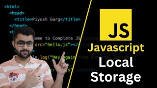 Local Storage in Javascript [upl. by Arola]