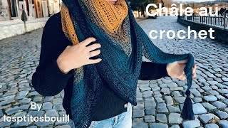 châle Elodie chic et facile au crochet [upl. by Endo]