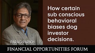 How certain sub conscious behavioral biases dog investor decisions [upl. by Fleda813]