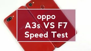 Oppo A3s VS Oppo F7 Speed Test [upl. by Severen992]