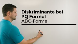 Diskriminante bei PQFormel ABCFormel Mitternachtsformel  Mathe by Daniel Jung [upl. by Myrilla]