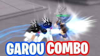 COMBOS CON GAROU EN STRONGEST BATTLE GROUNDS [upl. by Acirred351]